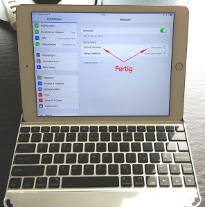 iPad Air Tastatur-Case